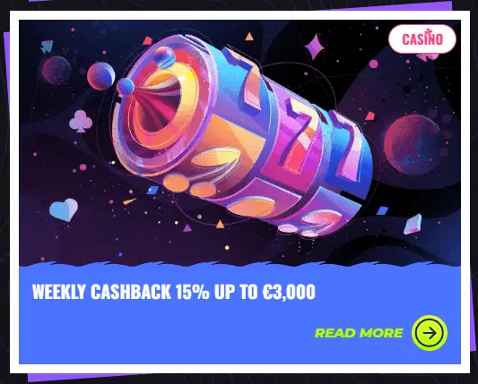 VIP weekly cashback